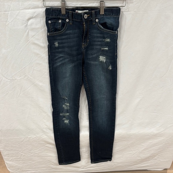 Levi's Blue Slim Fit Distressed Jeans - Picture 1 of 4